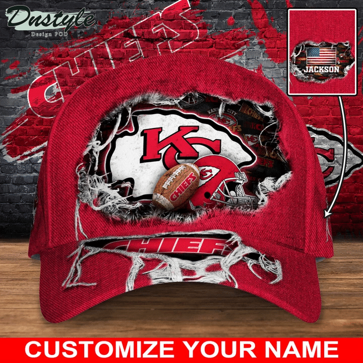 Kansas City Chiefs Personalized Classic Cap