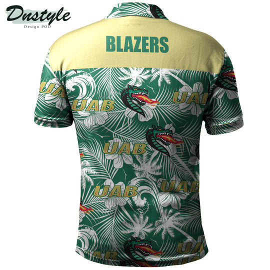 UAB Blazers Tropical Seamless Polo Shirt