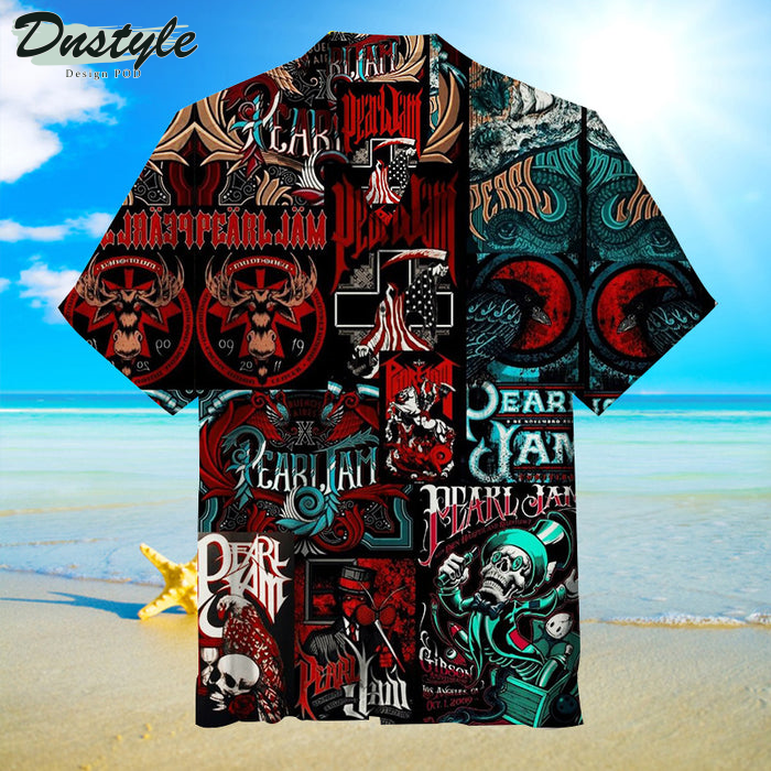 Pearl Jam Skull Unisex Hawaiian Shirt