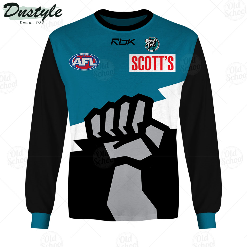 Port Adelaide AFL 2007 Custom Hoodie Tshirt