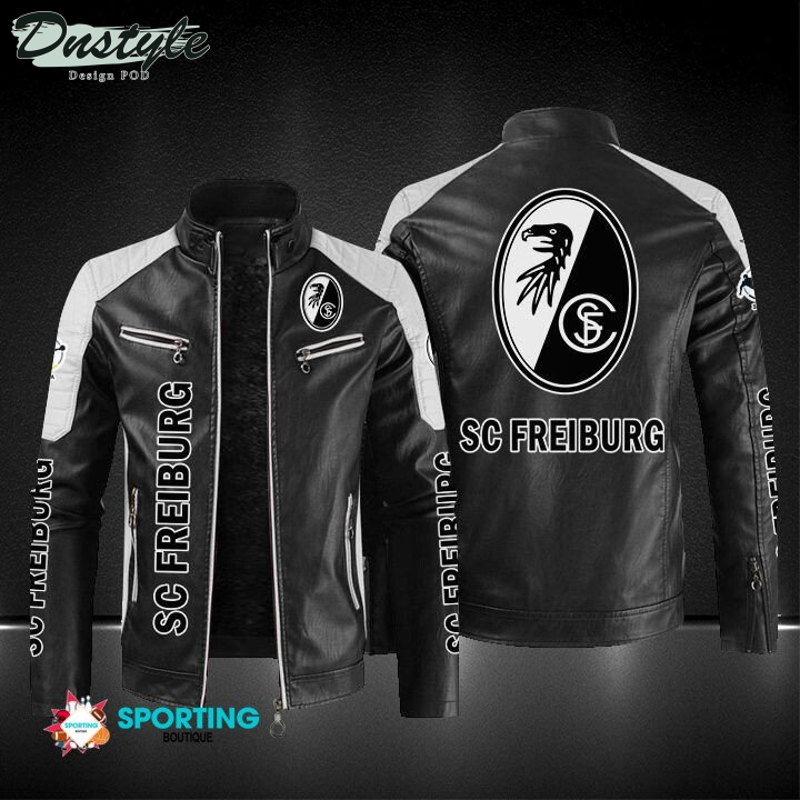 SC Freiburg II Block Sport Leather Jacket