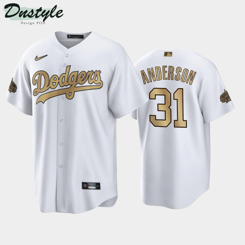 2022 MLB All-Star Game NL Los Angeles Dodgers White #31 Tyler Anderson Jersey