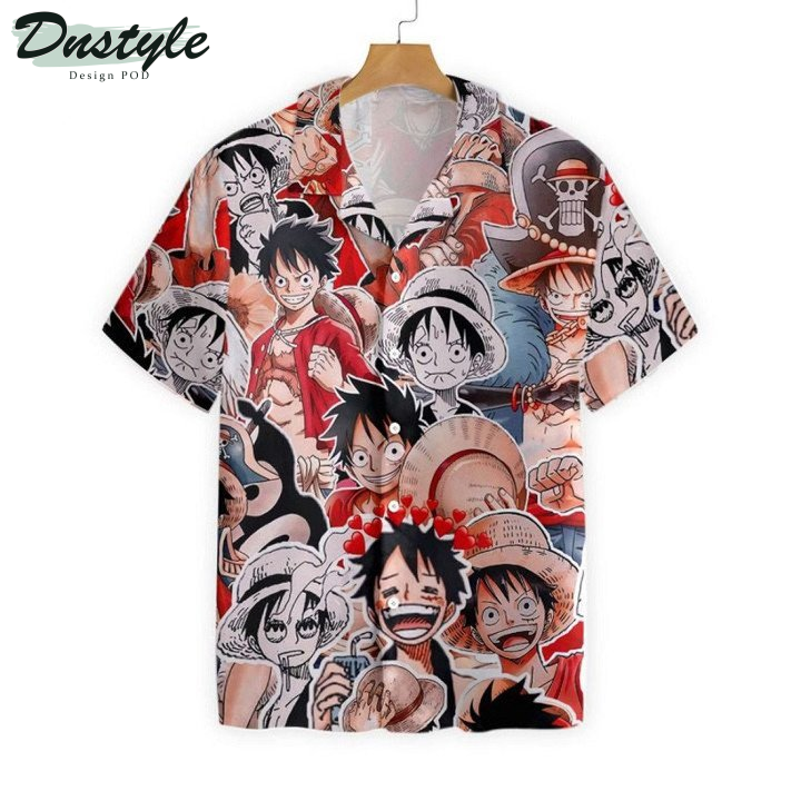 50 Shades of Luffy One Piece Hawaiian Shirt