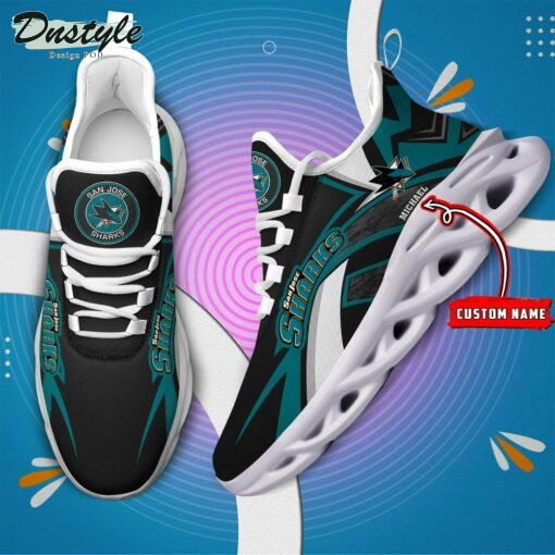 San Jose Sharks Personalized Max Soul Chunky Sneakers