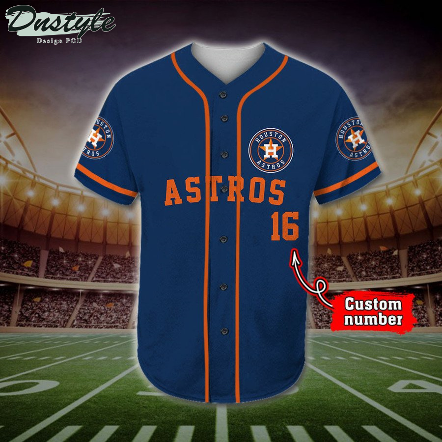 Personalized Houston Astros Mascot Baseball Jersey