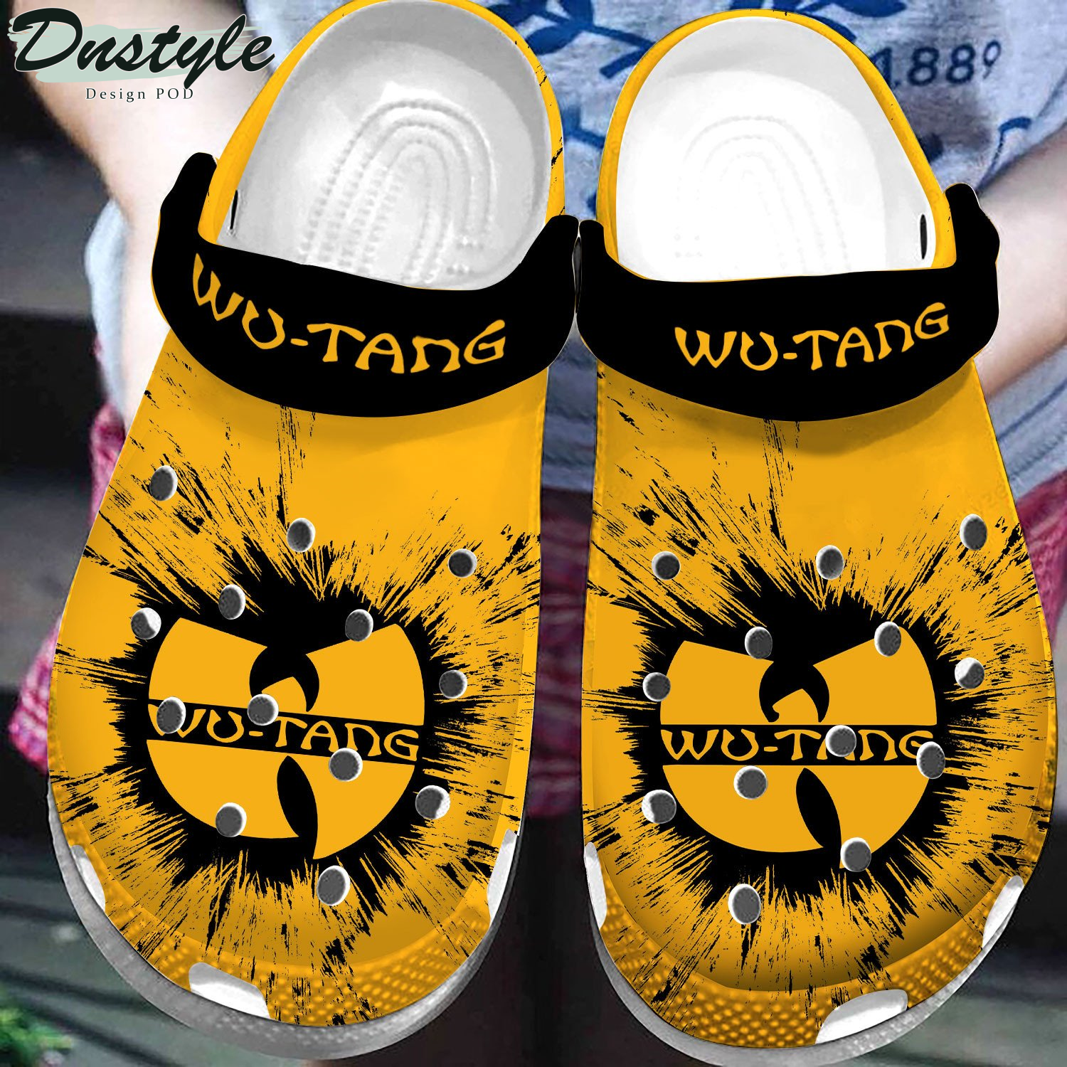 Wu Tang Symbol Band Clog Crocs Shoes