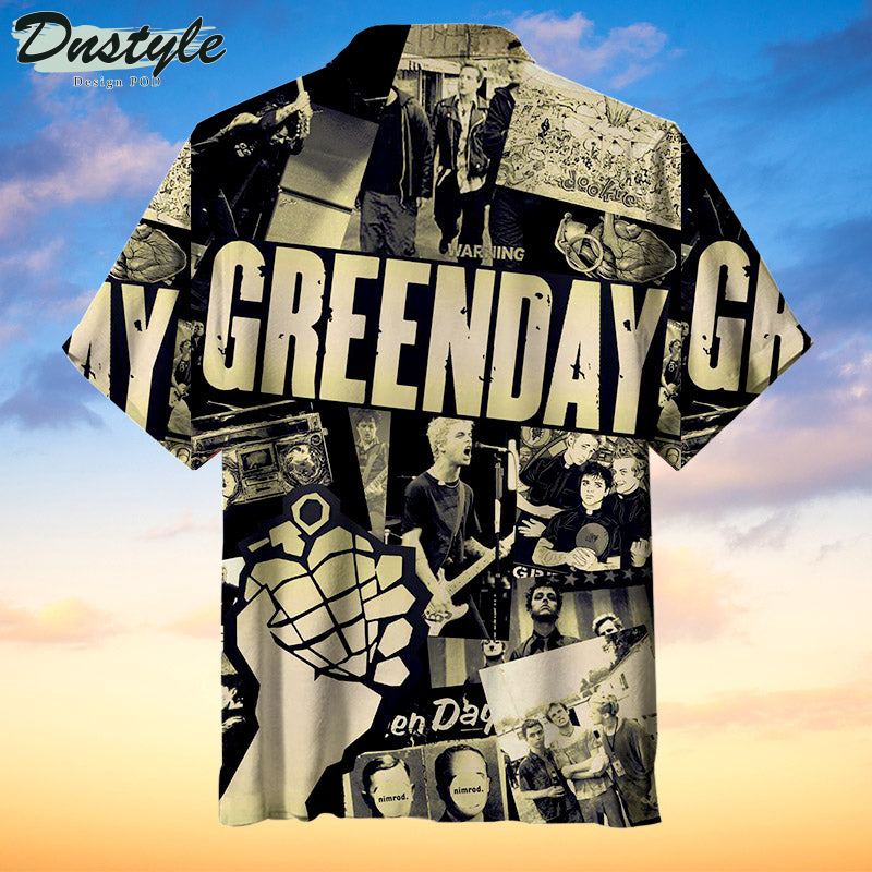 Green Day Band Hawaiian Shirt