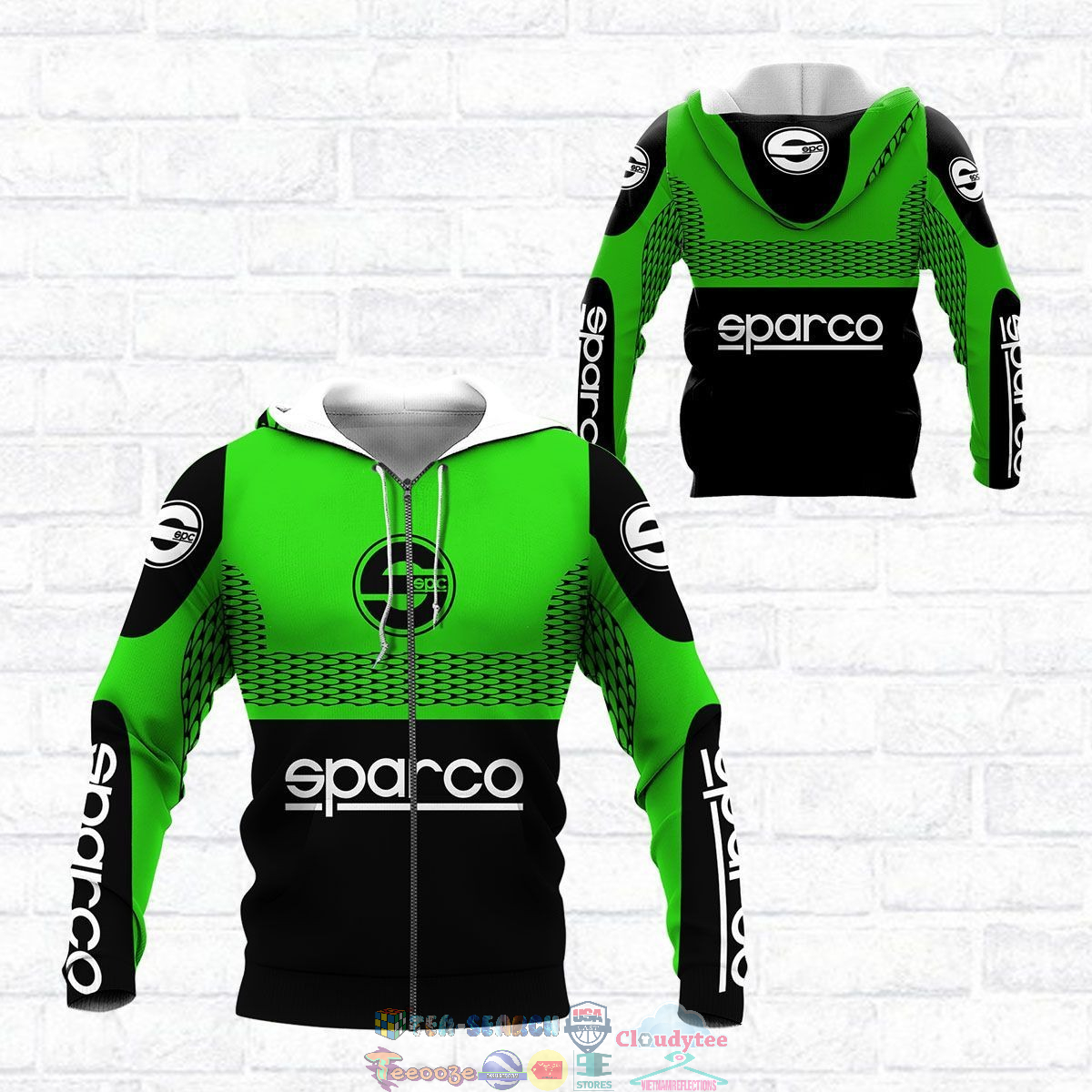 Sparco ver 49 3D hoodie and t-shirt
