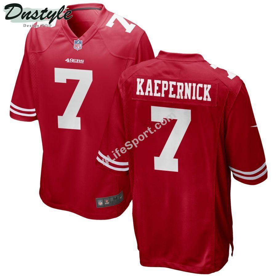 Colin Kaepernick 7 San Francisco 49ers Red Football Jersey