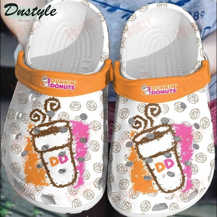 Dunkin’ Donuts Coffe Drink DD Crocs Crocband Clog