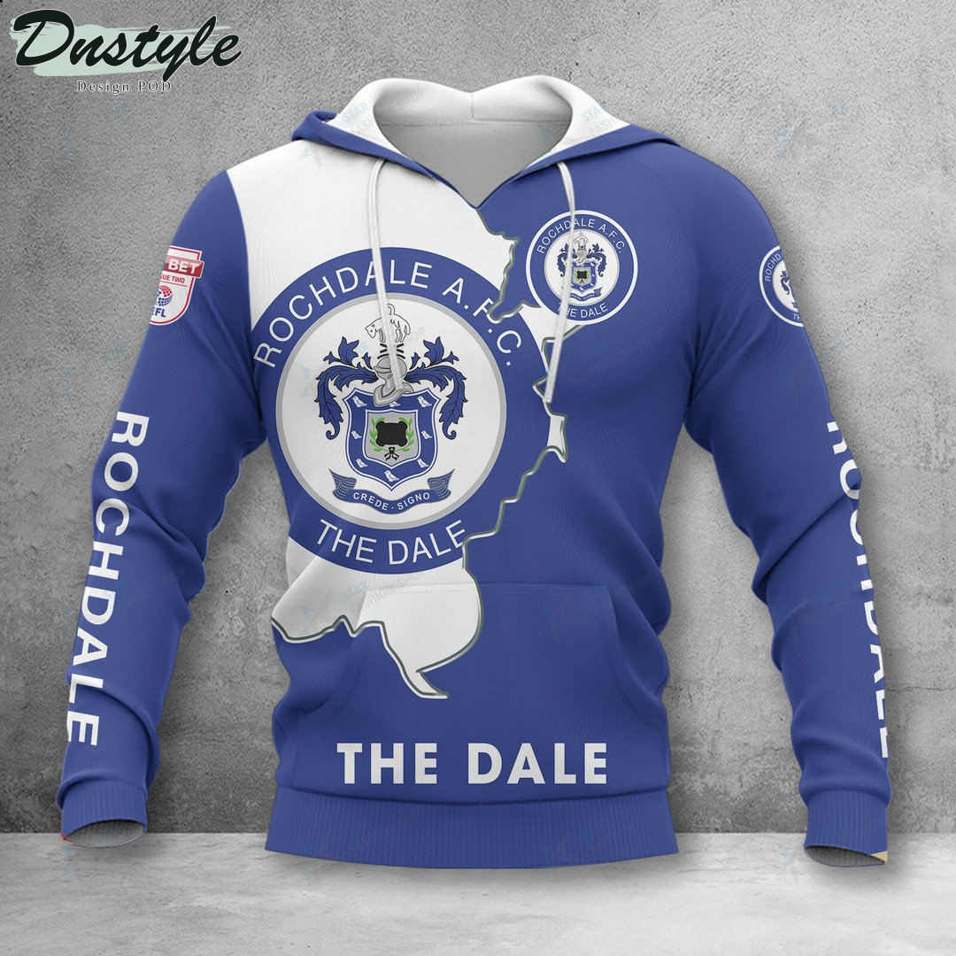 Rochdale AFC The Dale Hoodie Tshirt