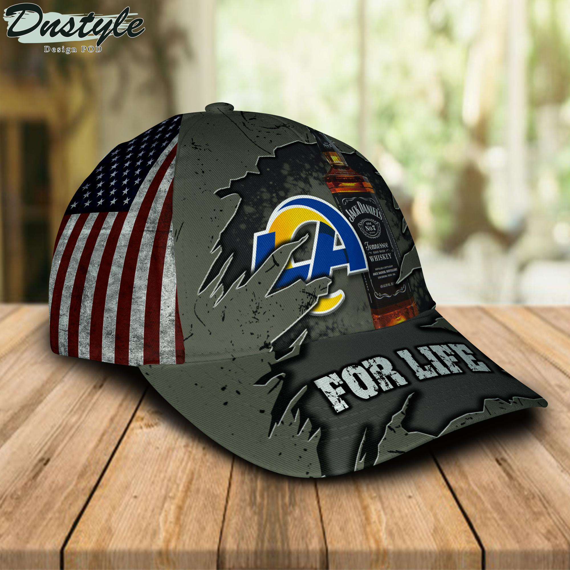 Los Angeles Rams Jack Daniels For Life Classic Cap