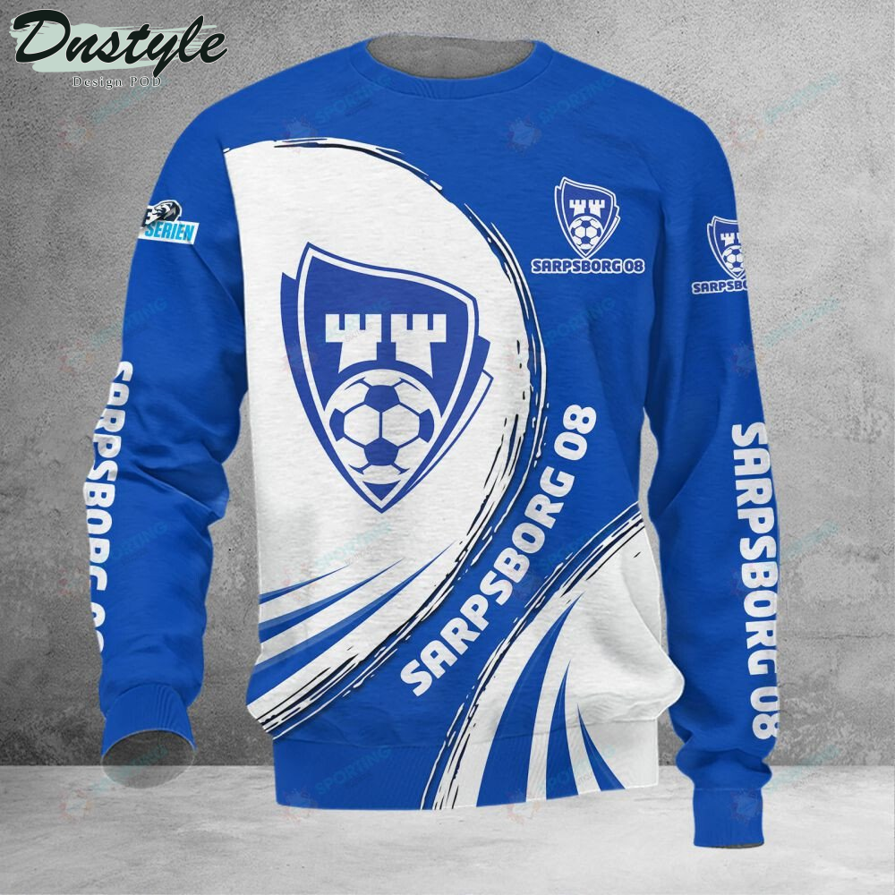 Sarpsborg 08 Fotballforening 3d Hoodie Tshirt
