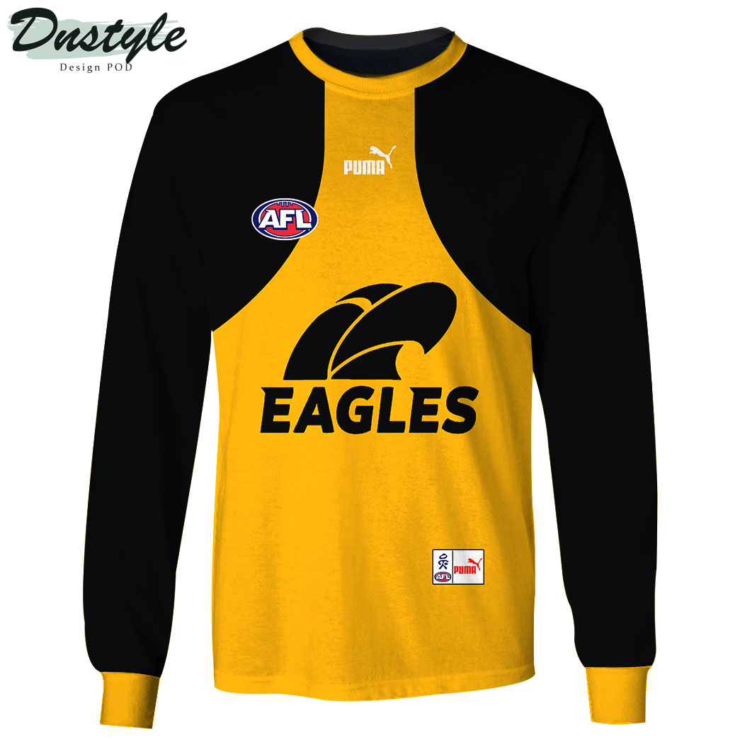 West Coast Eagles FC Version 9 Vintage Custom Hoodie Tshirt
