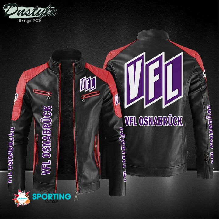 VfL Osnabruck Block Sport Leather Jacket