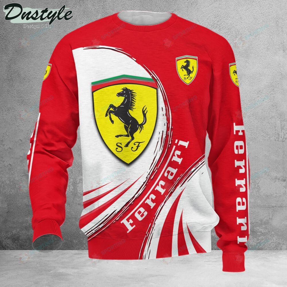 Ferrari 3d Hoodie Tshirt