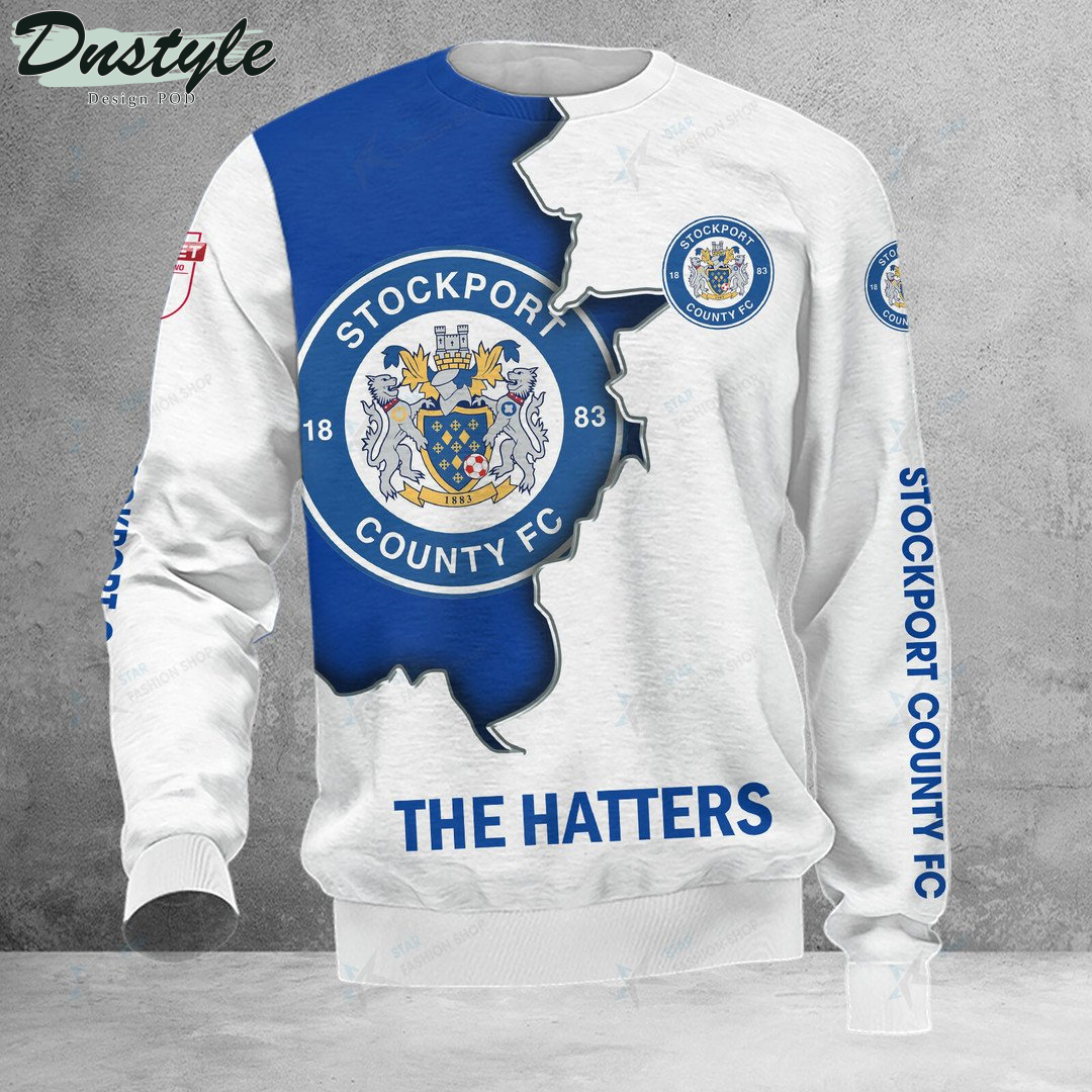 Stockport County FC The Hatters Hoodie Tshirt