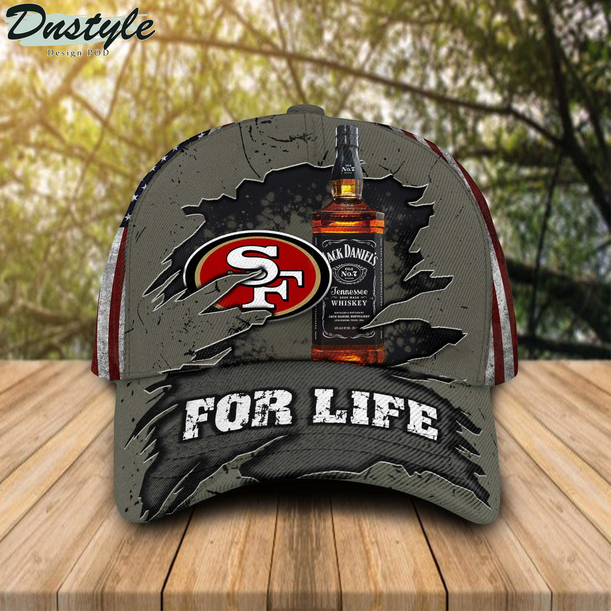 San Francisco 49ers Jack Daniels For Life Classic Cap