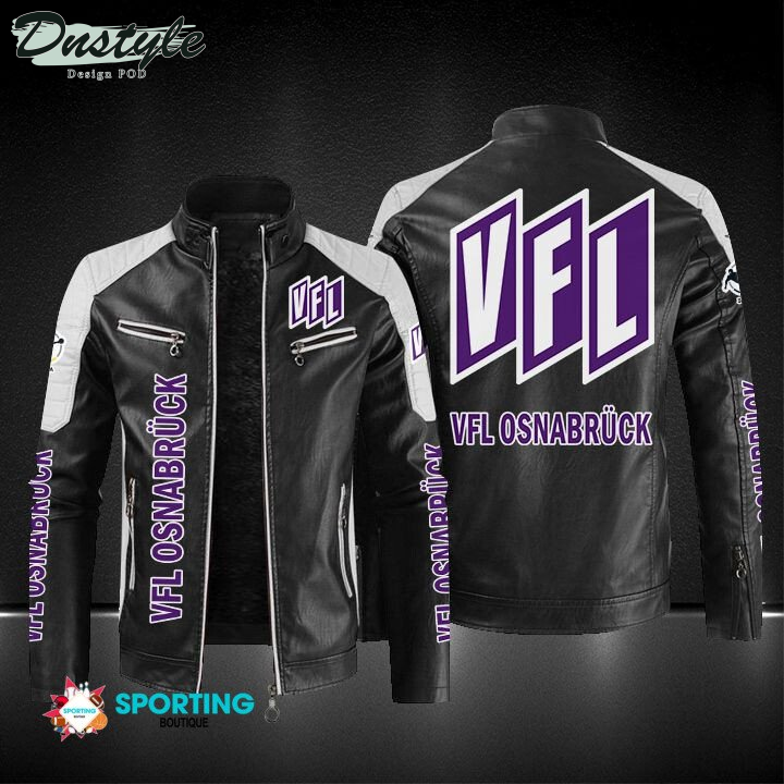 VfL Osnabruck Block Sport Leather Jacket