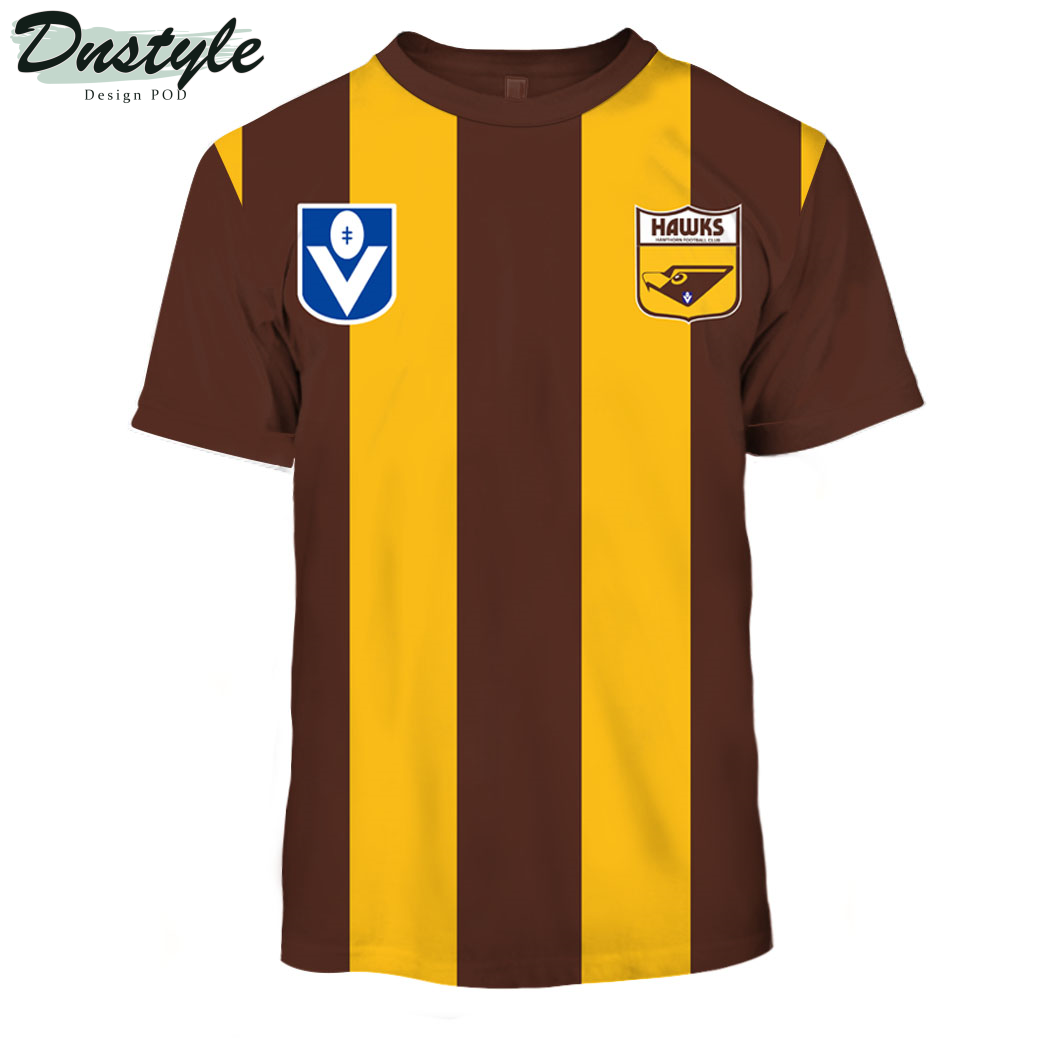 Hawthorn FC AFL Custom Hoodie Tshirt