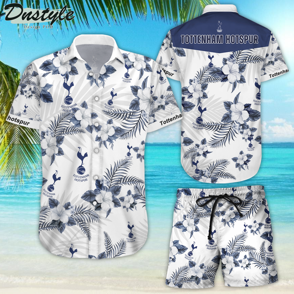 Tottenham Hotspur Hawaiian Shirt Beach Shorts