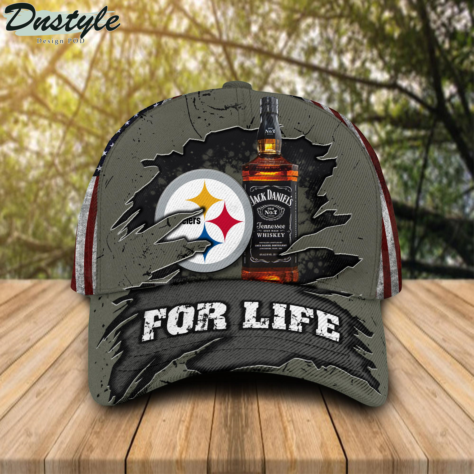 Pittsburgh Steelers Jack Daniels For Life Classic Cap