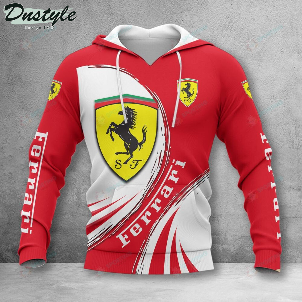 Ferrari 3d Hoodie Tshirt