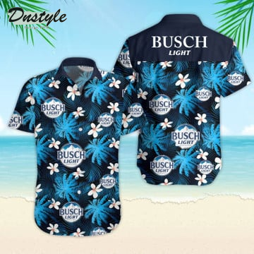 Busch Light Palm Tree Combo Hawaiian Shirt & Beach Shorts