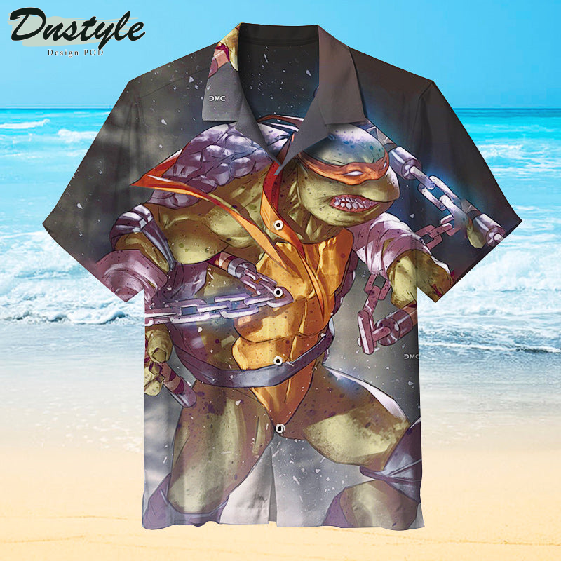 Michelangelo Teenage Mutant Ninja Turtles Hawaiian Shirt