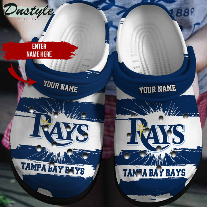 Tampa Bay Rays Personalized Crocs Clog Shoes