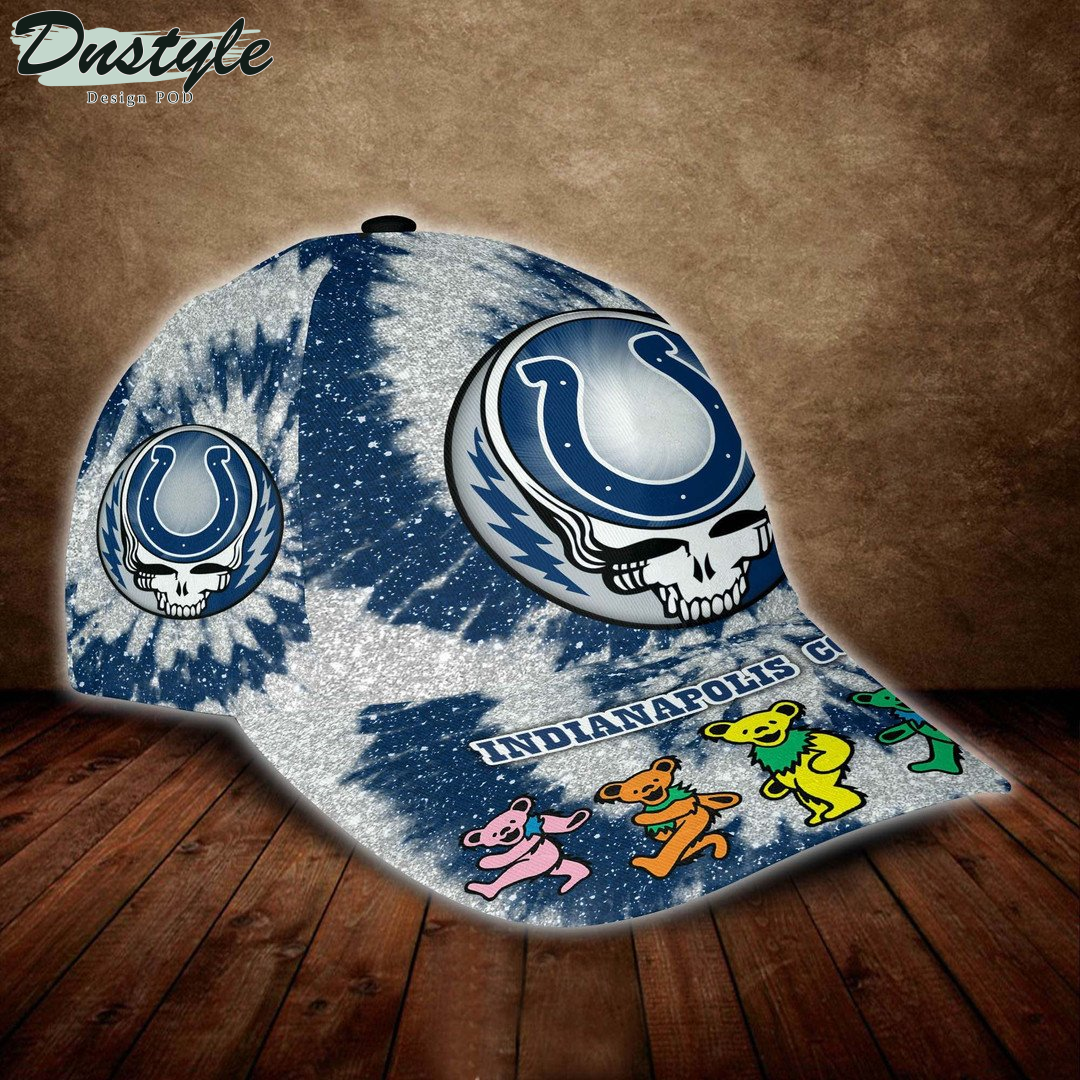 Indianapolis Colts And Grateful Dead Band Baseball Classic Cap