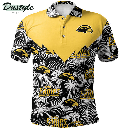 Southern Miss Golden Eagles Tropical Seamless Polo Shirt