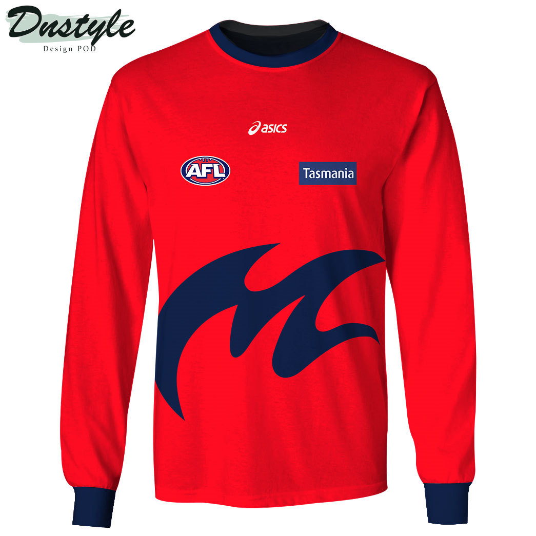 Melbourne Demons FC AFL Version 5 Custom Hoodie Tshirt