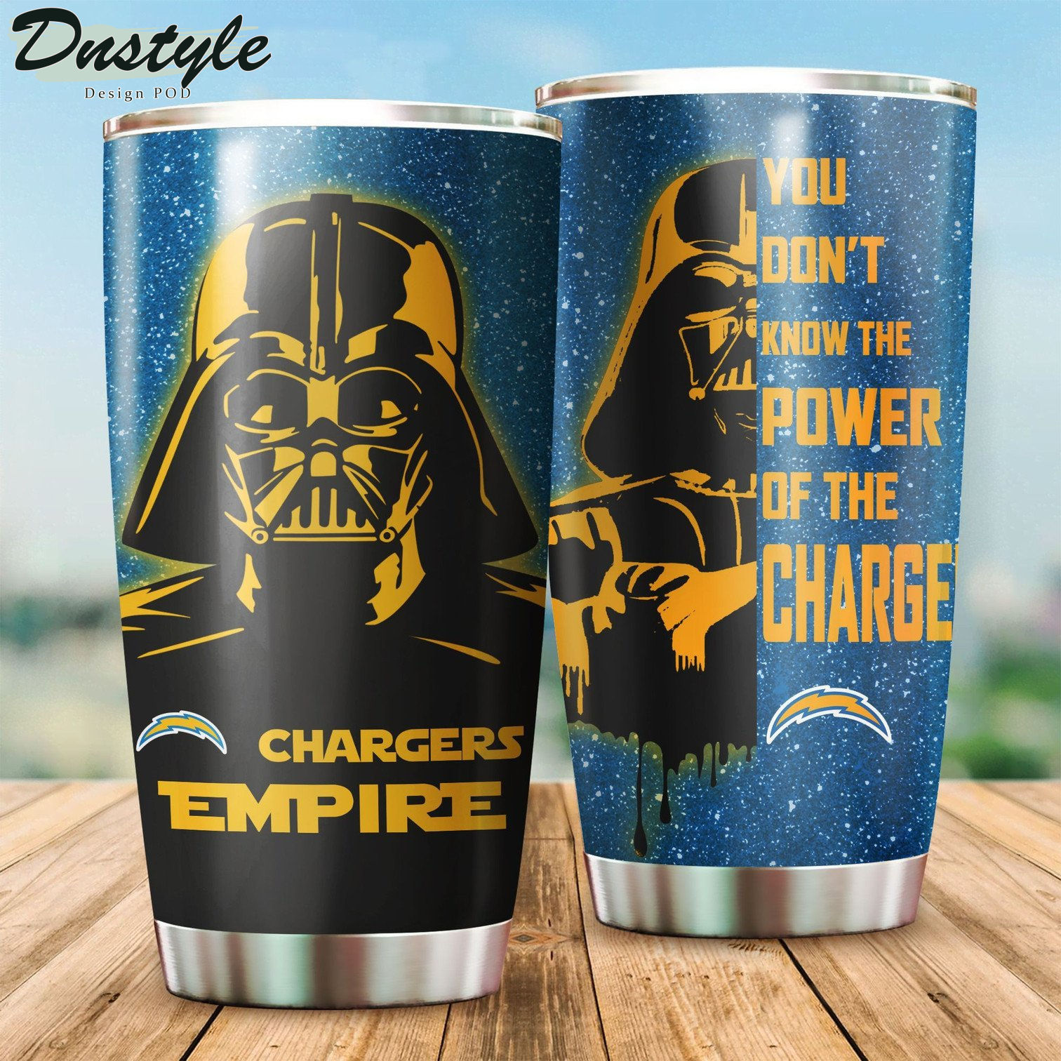 Los Angeles Chargers Stars Wars Tumbler