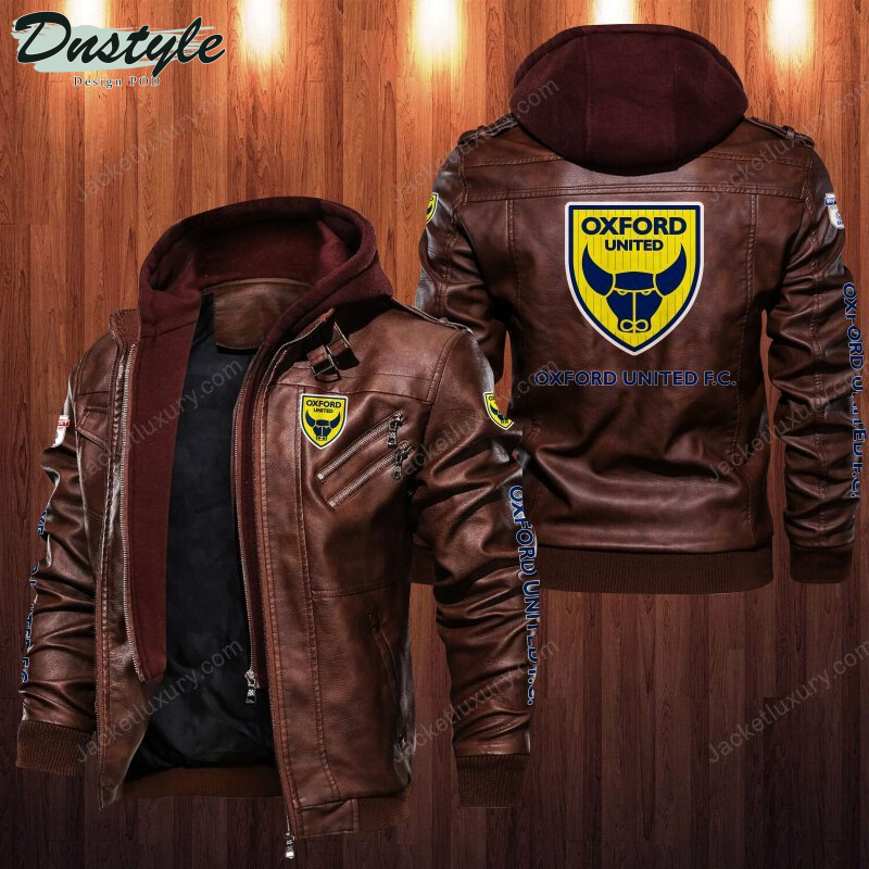Oxford United F.C Leather Jacket