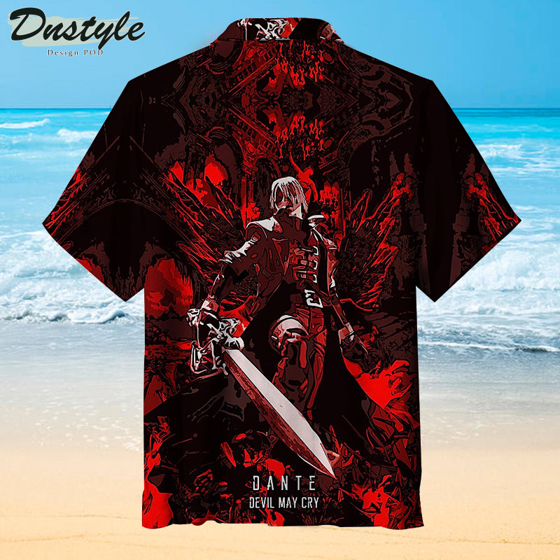Classic Dante from Devil May Cry Hawaiian Shirt