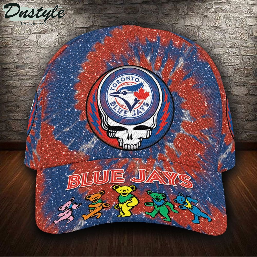 Toronto Blue Jays And Grateful Dead Band Baseball Classic Cap