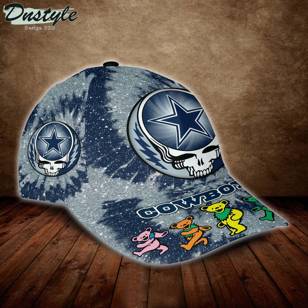 Dallas Cowboys And Grateful Dead Band Baseball Classic Cap