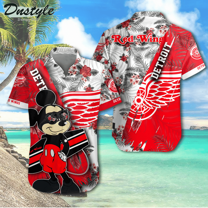 Edmonton Oilers Mickey Mouse Hawaiian Shirt
