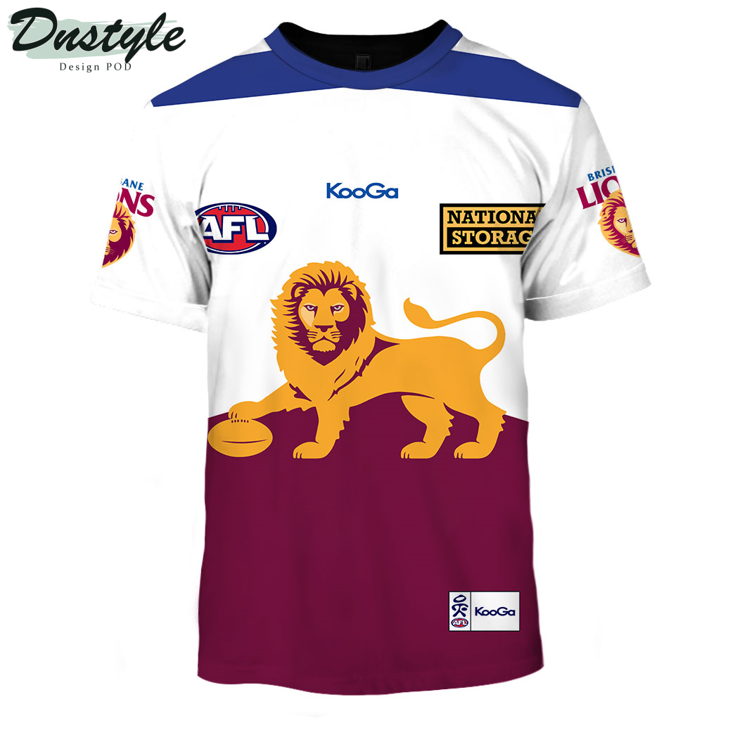 Brisbane Lions FC AFL Version 5 Custom Hoodie Tshirt