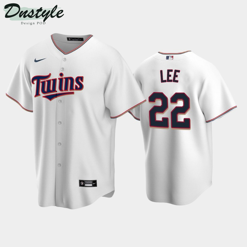 2022 MLB Draft Minnesota Twins Brooks Lee #22 White Home Jersey