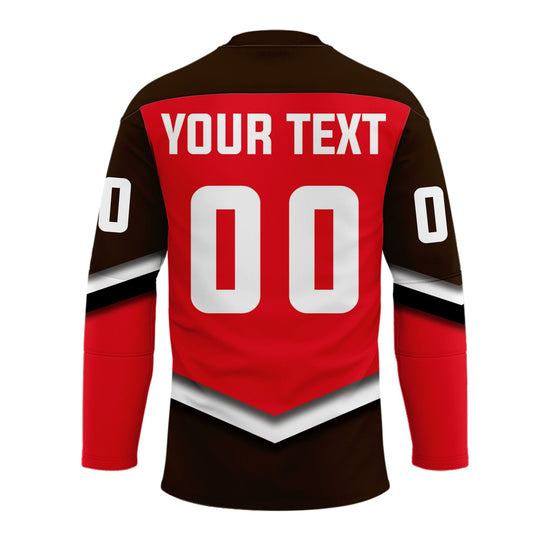 Brown Bears Ice Personalized Hockey Jersey