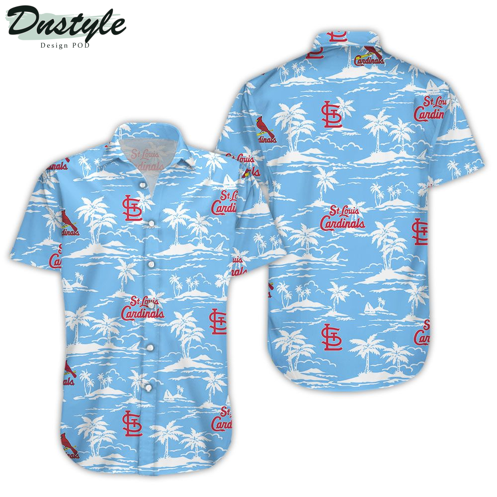 St Louis Cardinals Vintage MLB Hawaiian Shirt Beach Shorts
