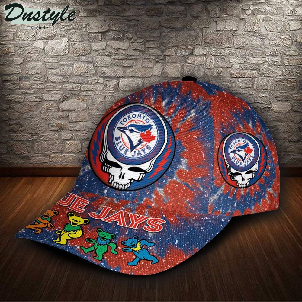 Toronto Blue Jays And Grateful Dead Band Baseball Classic Cap