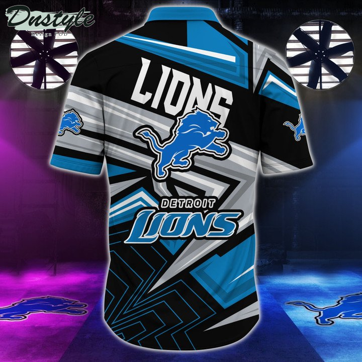 Detroit Lions Short Sleeve Hawaiian Shirt
