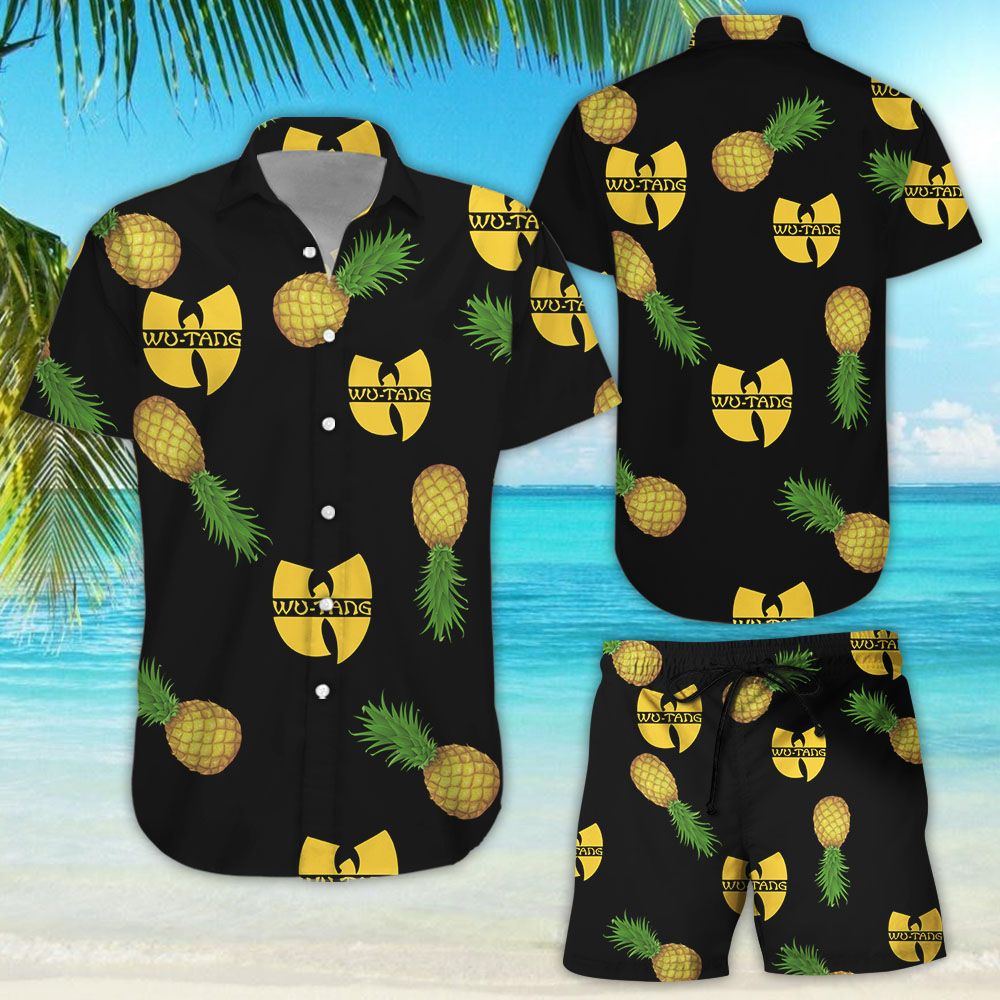 Wu Tang Hawaiian Shirt Beach Shorts