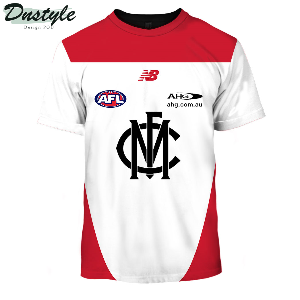 Melbourne Demons FC AFL Version 2 Custom Hoodie Tshirt