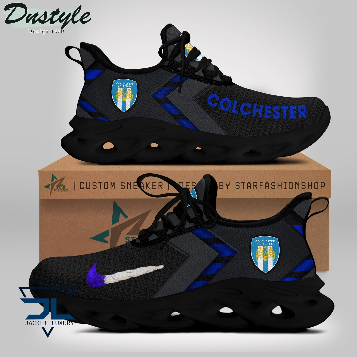Colchester United Nike Clunky Max Soul Sneakers