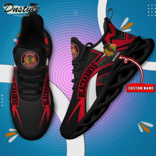 Chicago Blackhawks Personalized Max Soul Chunky Sneakers
