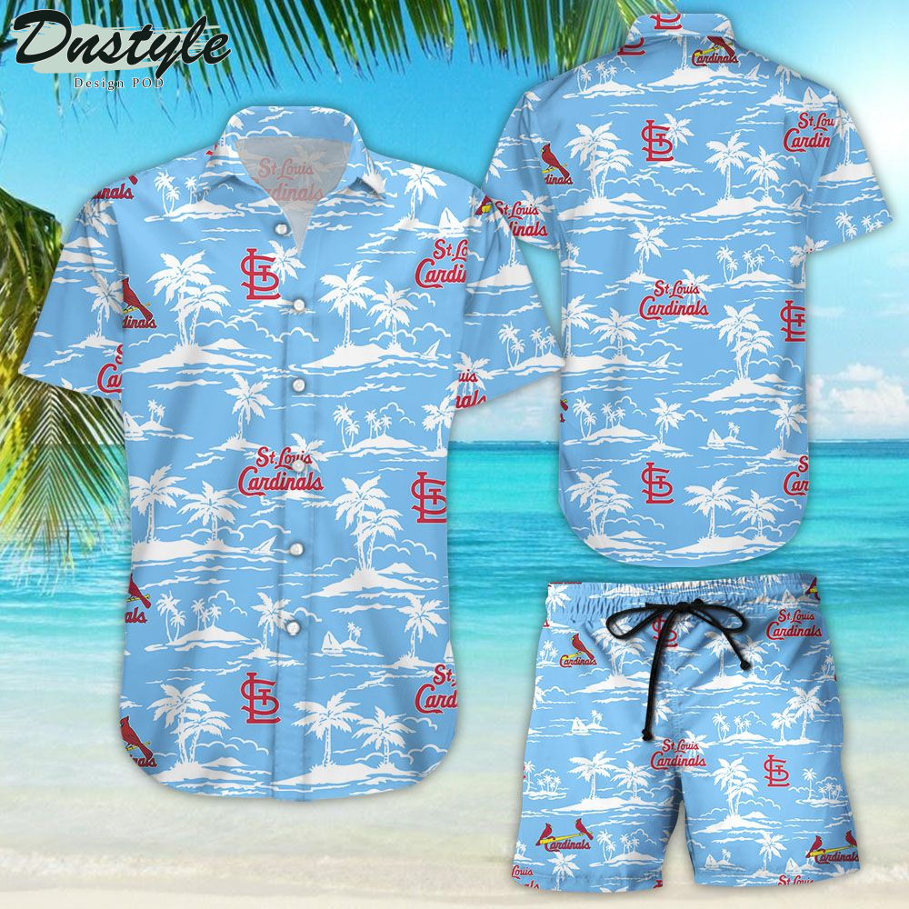 St Louis Cardinals Vintage MLB Hawaiian Shirt Beach Shorts